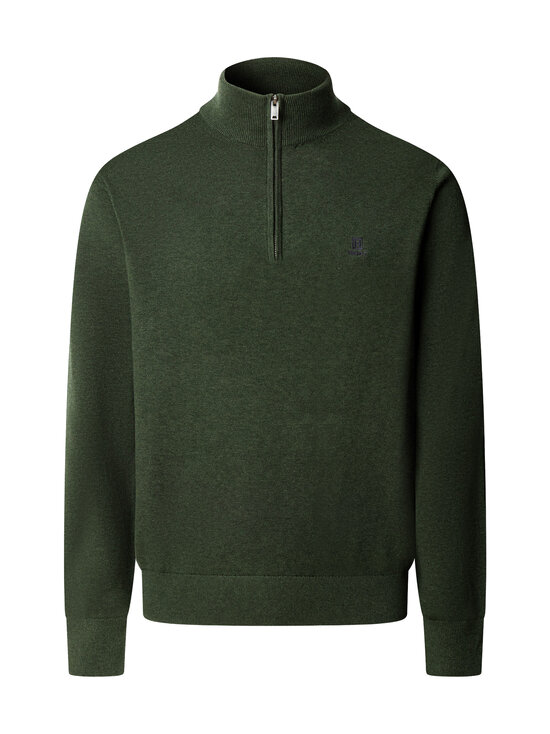 Hackett London - Heritage Cotton Half Zip -neulepaita - 781 GREEN | Stockmann - photo 1