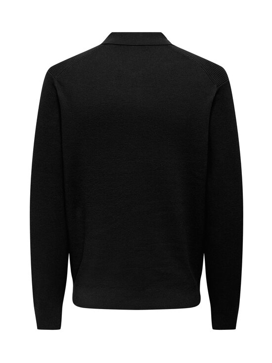 Only & Sons - OnsPhil Half Zip -pikeeneule - BLACK - photo 2 Only & Sons - OnsPhil Half Zip -pikeeneule - BLACK | Stockmann - photo 2