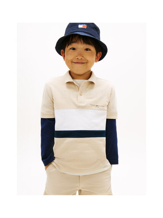 Tommy Hilfiger - Polosärk Mini Corp - ACI CLASSIC BEIGE COLOURBLOCK | Stockmann - photo 5