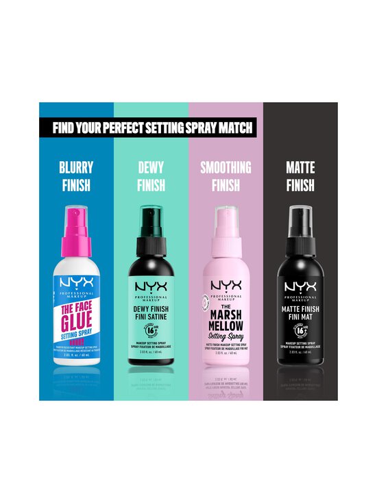 NYX Professional Makeup - Meigikinnitussprei The Face Glue Setting Spray, 60 ml - NOCOL | Stockmann - photo 5