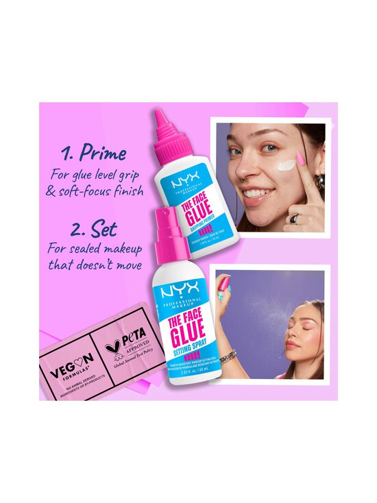 NYX Professional Makeup - Meigikinnitussprei The Face Glue Setting Spray, 60 ml - NOCOL - photo 5 NYX Professional Makeup - Meigikinnitussprei The Face Glue Setting Spray, 60 ml - NOCOL | Stockmann - photo 5