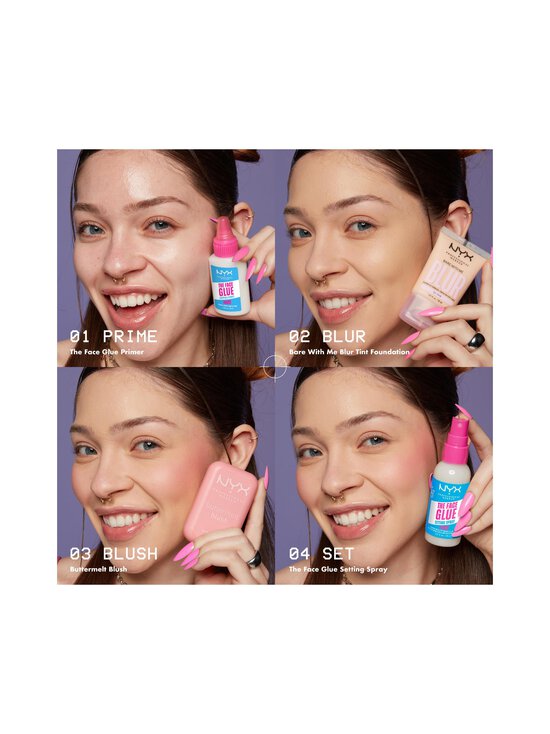 NYX Professional Makeup - Meigikinnitussprei The Face Glue Setting Spray, 60 ml - NOCOL - photo 7 NYX Professional Makeup - Meigikinnitussprei The Face Glue Setting Spray, 60 ml - NOCOL | Stockmann - photo 7