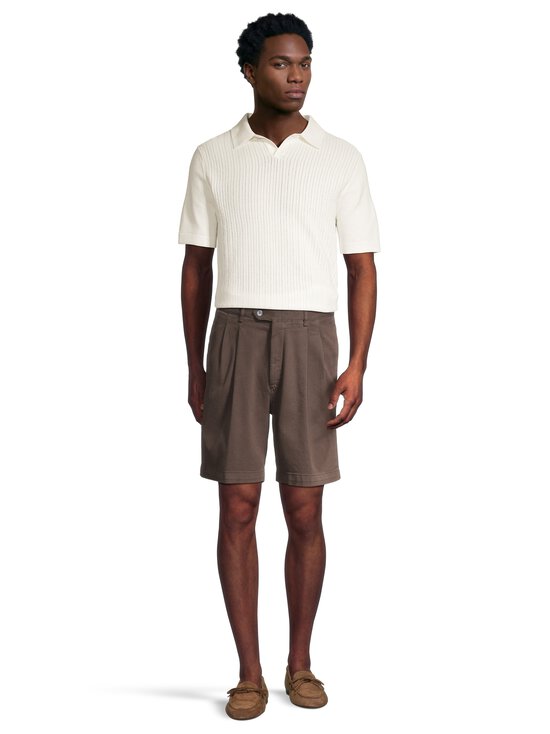 Oscar Jacobson - Šortsid Tanker Pleat - 535 BROWN ELK | Stockmann - photo 3