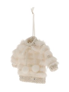 Villa Stockmann - Sweater Sequins -kuusenkoriste 10,8 cm - WHITE | Stockmann