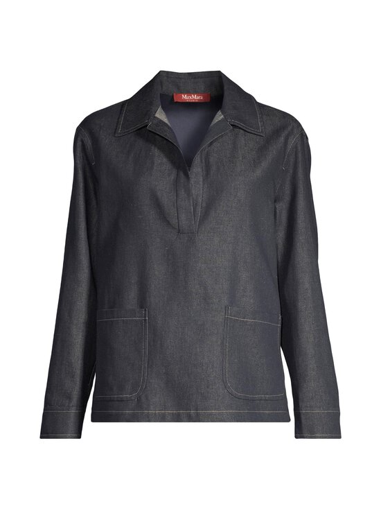 Max Mara Studio - Amico- puuvilla-pellavapusero - 003 BLAU - photo 1 Max Mara Studio - Amico- puuvilla-pellavapusero - 003 BLAU | Stockmann - photo 1