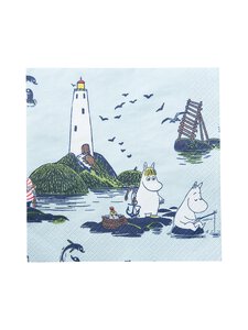 Havi - Muumit Ja Meri -lautasliina 33 cm, 20 kpl - BLUE | Stockmann
