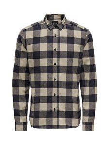 Only & Sons - OnsGudmund flaneļa krekls - DARK NAVY | Stockmann