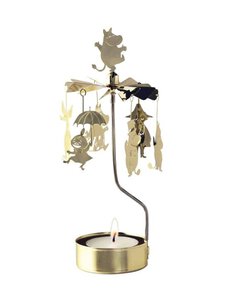 MOOMIN - Muumi 80 Anniversary sveču karuselis - GOLD MOOMIN - Muumi 80 Anniversary sveču karuselis - GOLD | Stockmann