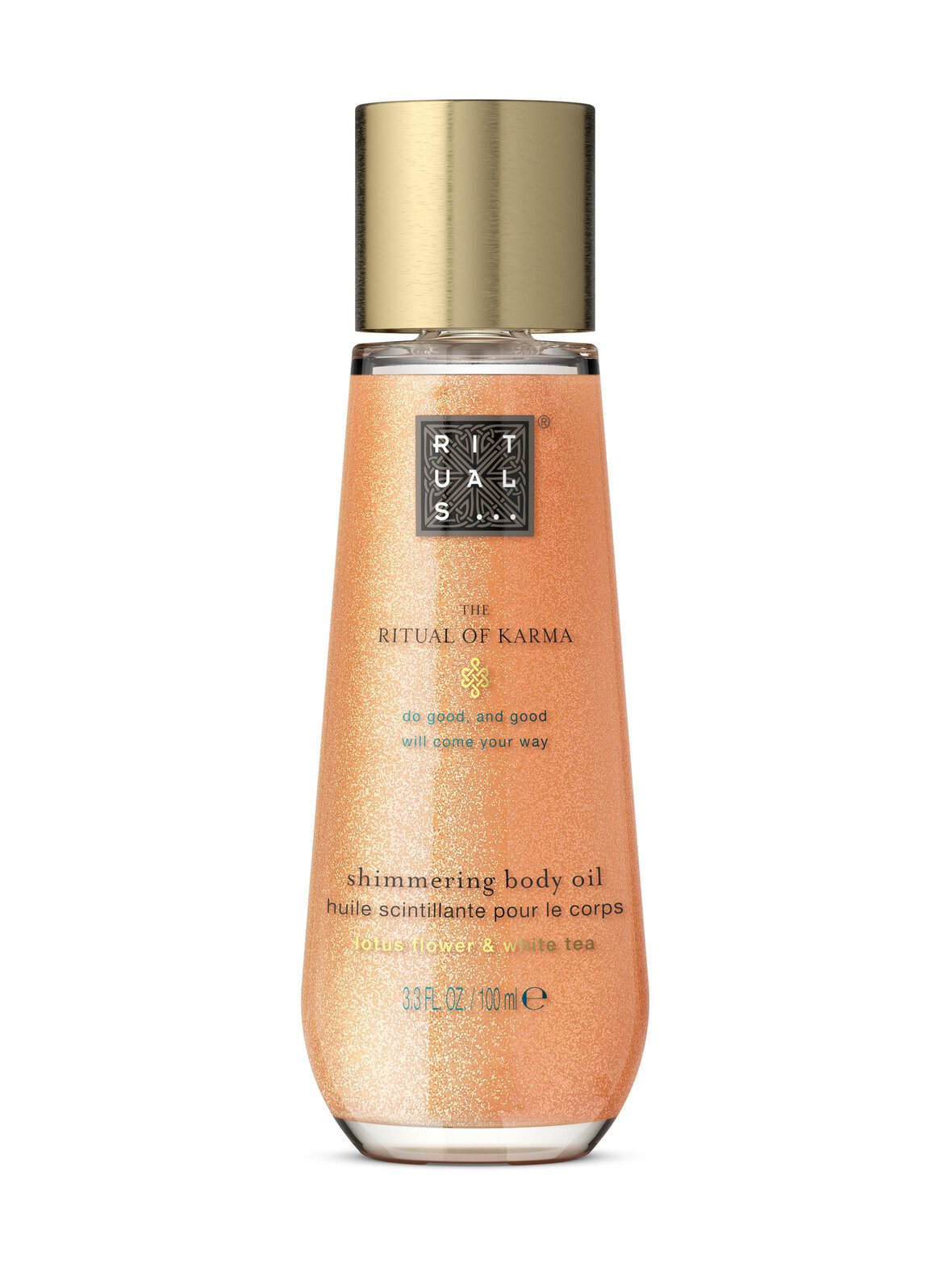 The ritual of karma shimmering body oil -vartaloöljy