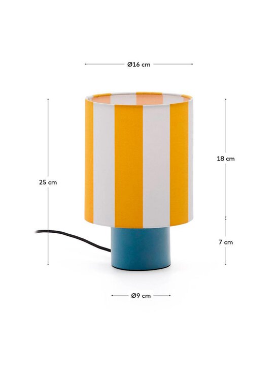 Kave Home - Ciral-pöytävalaisin - KELTAINEN,SININEN,VALKOINEN | Stockmann - photo 5