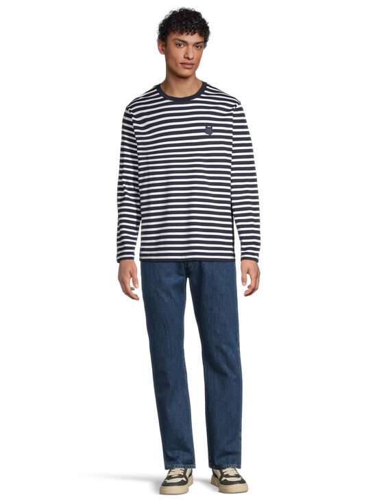 Maison Kitsuné - Trikoosärk Fox Head - B481 NAVY/WHITE | Stockmann - photo 2