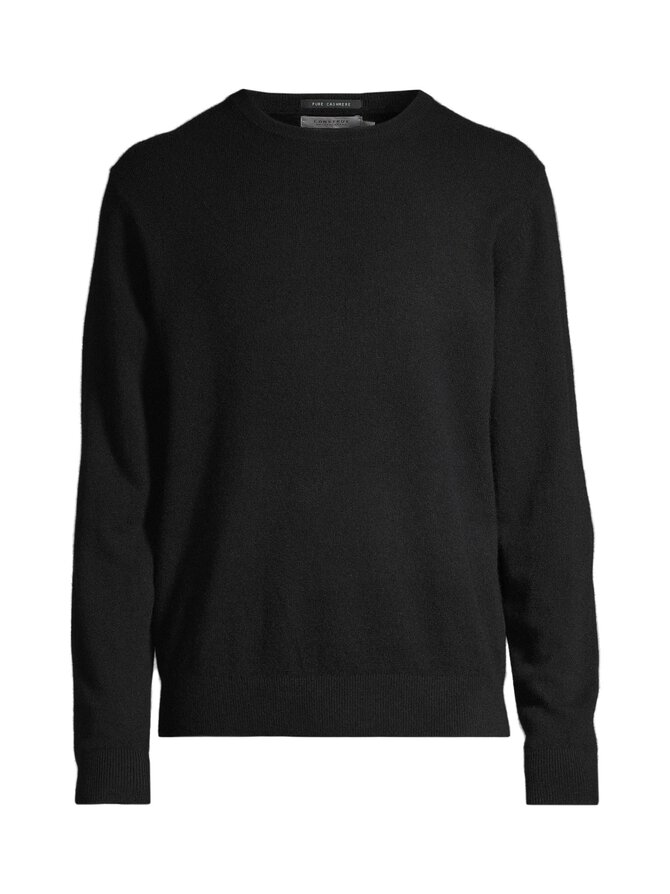 Black cashmere sweater