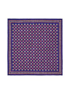 Stockholm Kravatt - Siidist taskurätik Medalion & Flower - 4 BLUE/RED | Stockmann