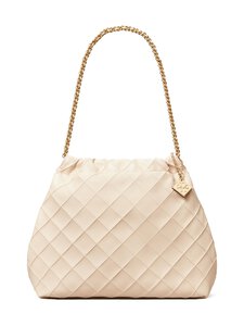 Tory Burch - Fleming Soft Hobo -nahkalaukku - NEW CREAM | Stockmann