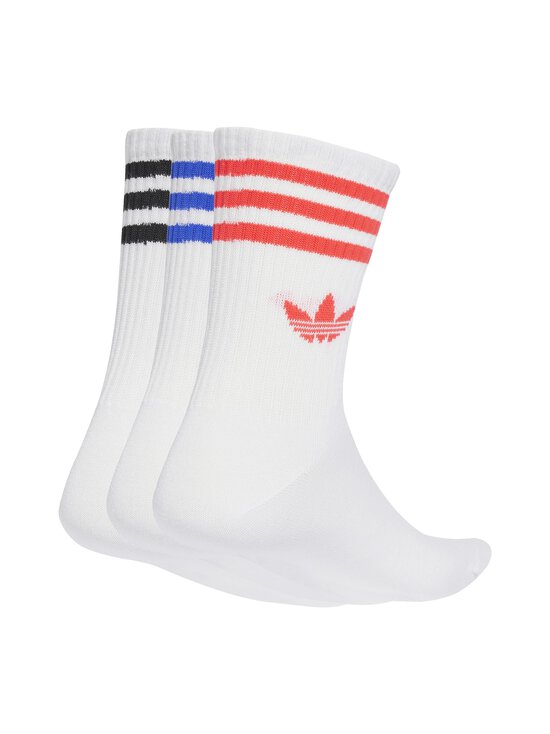 adidas Originals - 3 Stripes Crew zeķes 3-pāri - JV7404 WHITE/LUCRED/LUCBLU - photo 2 adidas Originals - 3 Stripes Crew zeķes 3-pāri - JV7404 WHITE/LUCRED/LUCBLU | Stockmann - photo 2