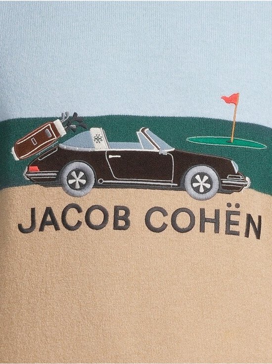 Jacob Cohen - Girocollo Lana Cashmere -neule - 0762A AZZURRO/VERDE/BEIGE | Stockmann - photo 4