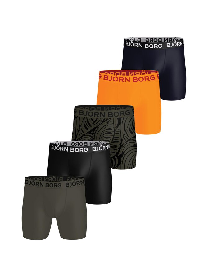 Björn Borg - Sports Microfiber Boxer -alushousut 5 Pack - Miehet