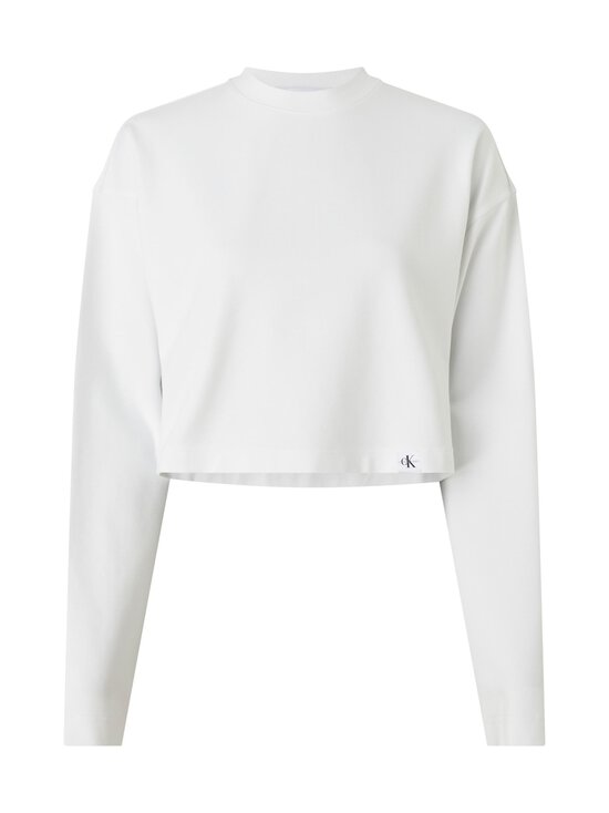 Calvin Klein Jeans - Milano Cropped -collegepaita - YAF BRIGHT WHITE | Stockmann - photo 1