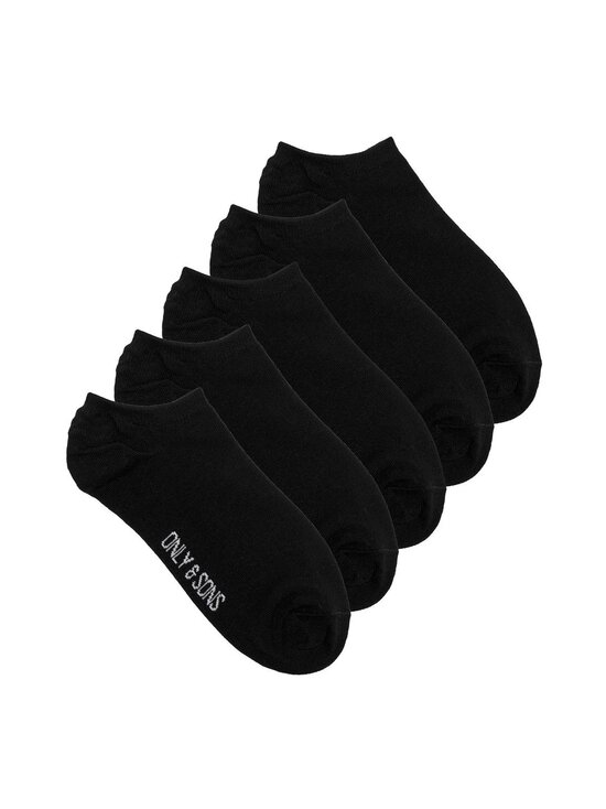 Only & Sons - Sokid OnsFinch Sneaker, 5 paari - BLACK | Stockmann - photo 1