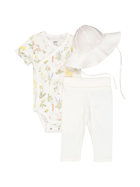 Lindex - Baby Starter Kit 3 daļu sākuma komplekts mazulim - 325 LIGHT DUSTY WHITE - photo 1 Lindex - Baby Starter Kit 3 daļu sākuma komplekts mazulim - 325 LIGHT DUSTY WHITE | Stockmann - photo 1