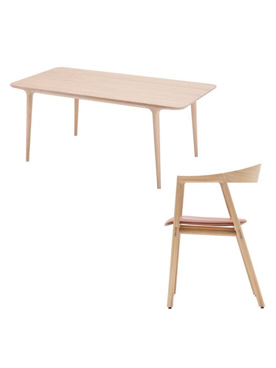 Gazzda - Fawn-ruokapöytä ja Muna-tuolit - RUSKEA,TAMMI - photo 1 Gazzda - Fawn-ruokapöytä ja Muna-tuolit - RUSKEA,TAMMI | Stockmann - photo 1