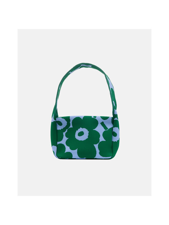 Marimekko - Knitted Unikko -olkalaukku - 650 DARK GREEN, BLUE | Stockmann - photo 2