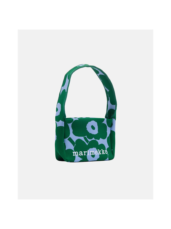 Marimekko - Knitted Unikko -olkalaukku - 650 DARK GREEN, BLUE | Stockmann - photo 3