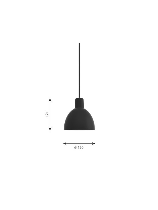 Louis Poulsen - Toldbod-riippuvalaisin Ø 12 cm - BLACK - photo 2 Louis Poulsen - Toldbod-riippuvalaisin Ø 12 cm - BLACK | Stockmann - photo 2