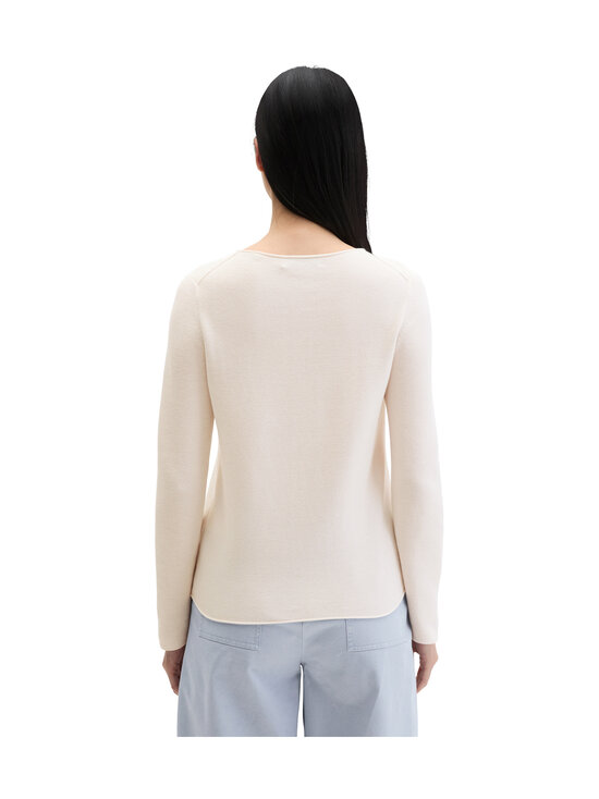 Marc O'Polo - Longsleeve Boat Neck -neule - 152 WHITE COTTON | Stockmann - photo 3