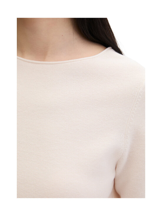 Marc O'Polo - Longsleeve Boat Neck -neule - 152 WHITE COTTON | Stockmann - photo 4