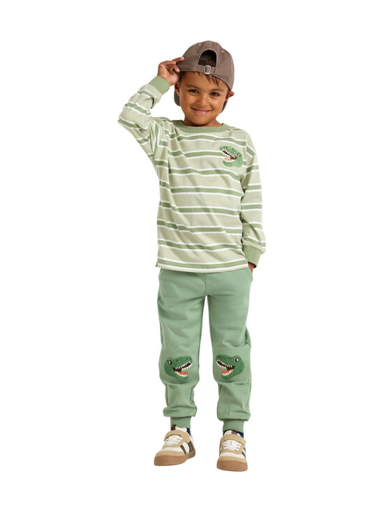 Lindex - Collegehousut - 7672 KHAKI | Stockmann - photo 3