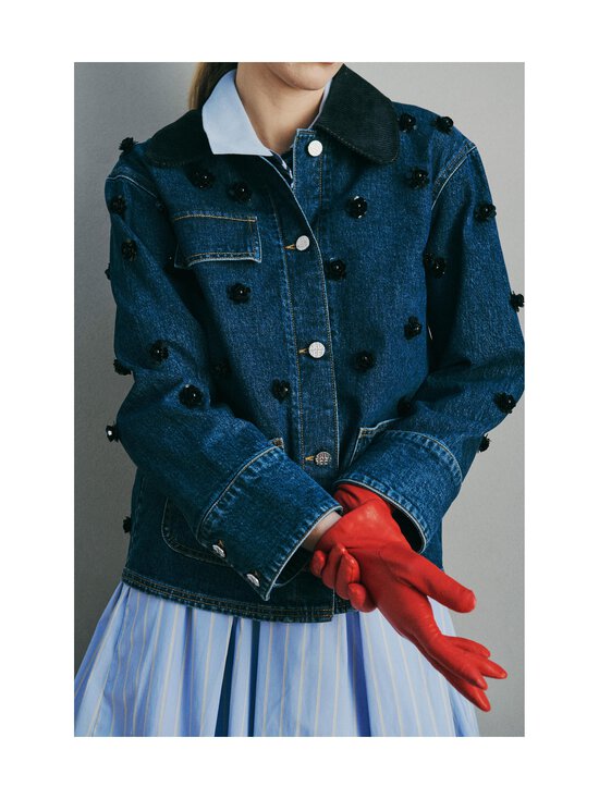 Baum und Pferdgarten - Beannie-farkkutakki - C7554 DENIM SEQUINCE FLOWER | Stockmann - photo 5