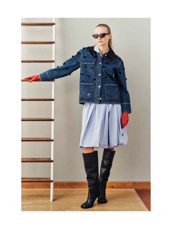 Baum und Pferdgarten - Beannie-farkkutakki - C7554 DENIM SEQUINCE FLOWER | Stockmann - photo 6