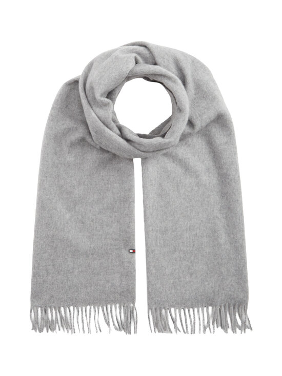 Tommy Hilfiger - Flag Cashmere kašmira šalle - P7D MEDIUM GREY HEATHER | Stockmann - photo 1