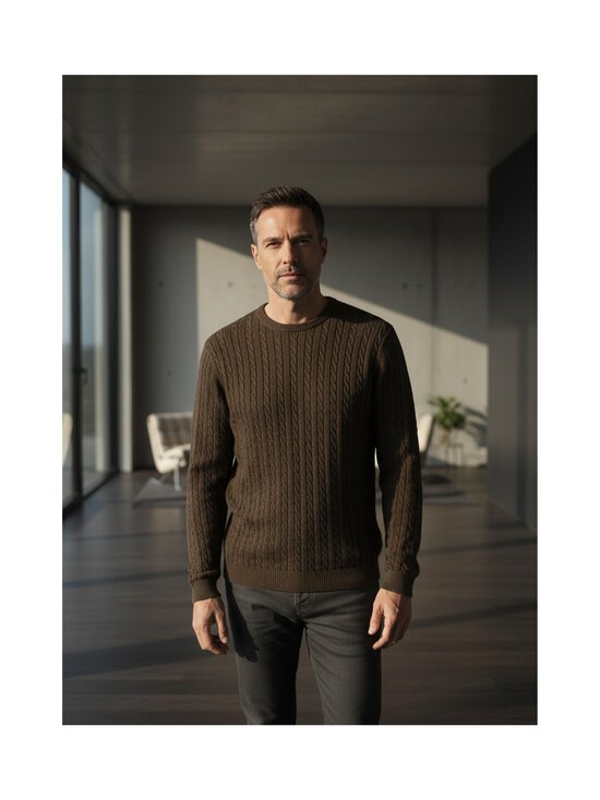 Only & Sons - OnsLoui Crew pīnīšu adījuma džemperis - COFFEE BEAN DETAIL:MELANGE | Stockmann - photo 3