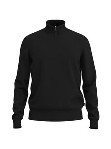 BOSS - Ebenji Half-Zip -neule - 001 BLACK | Stockmann