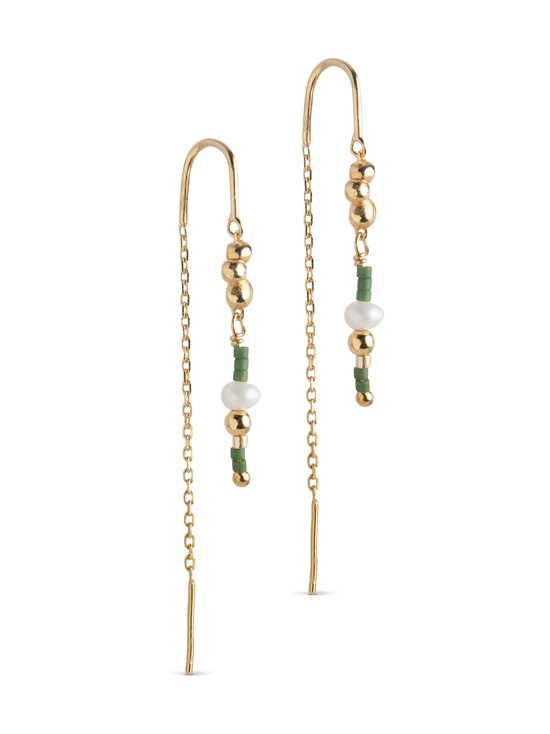 ENAMEL Copenhagen - Nara Miyuki - kullatut korvakorut - KHAKI | Stockmann - photo 1