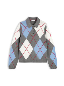 Tommy Hilfiger - Argyle Prep -neule - 0IO MEDIUM GREY HEATHER ARGYLE | Stockmann