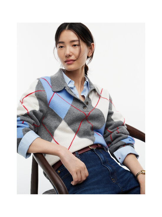 Tommy Hilfiger - Argyle Prep -neule - 0IO MEDIUM GREY HEATHER ARGYLE | Stockmann - photo 5