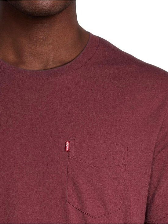 Levi's - Classic Pocket t-paita - 0440 TAWNY PORT JERSEY | Stockmann - photo 4