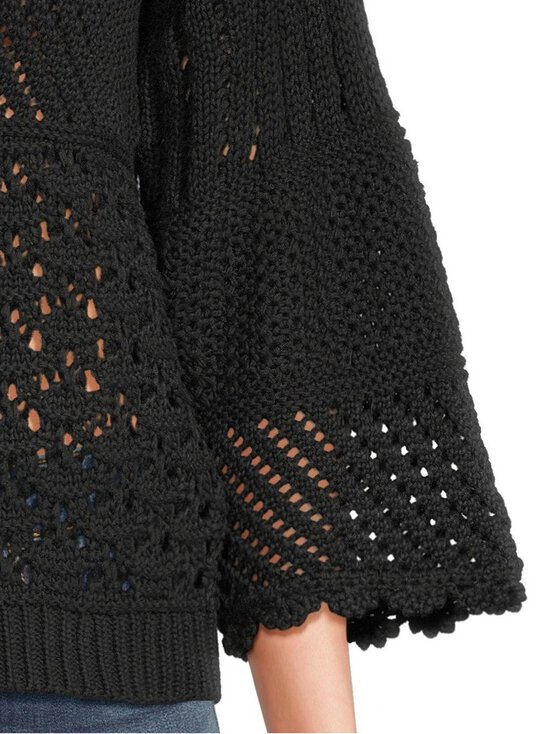 Repeat - Crochet-neulepusero - BLACK (1025) - photo 4 Repeat - Crochet-neulepusero - BLACK (1025) | Stockmann - photo 4