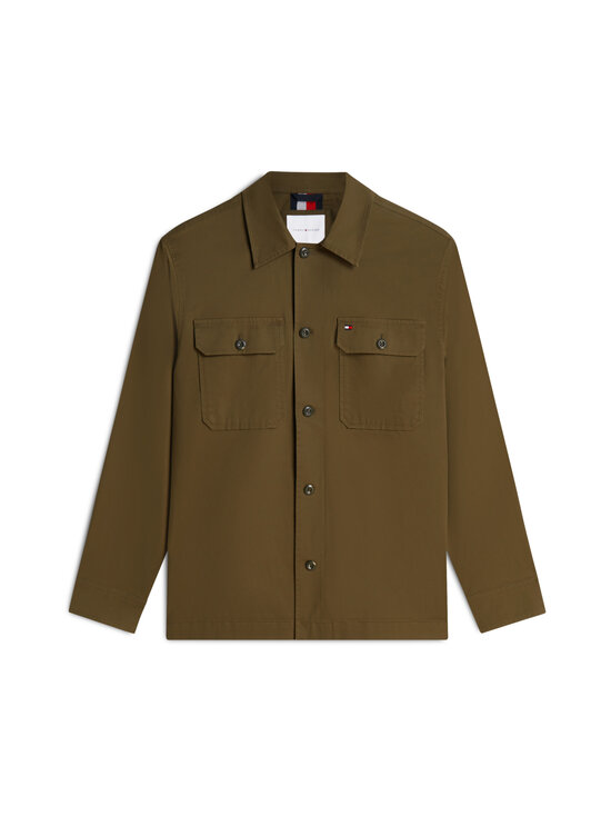 Tommy Hilfiger - Jakk Cotton Blend - RBN PLATINUM OLIVE | Stockmann - photo 1