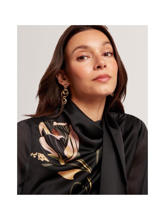 Ted Baker London - Ortuga Neck Tie -paita - BLACK | Stockmann - photo 4