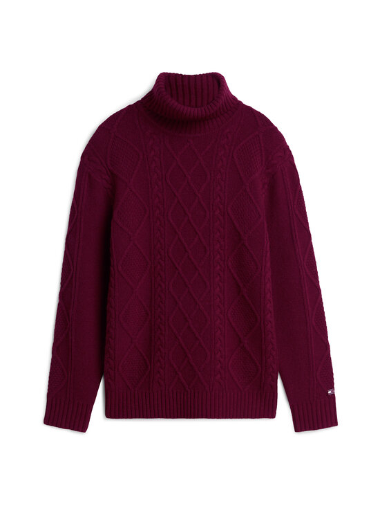 Tommy Hilfiger - Wool-palmikkoneule - VLP BURGUNDY | Stockmann - photo 1