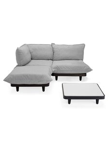Fatboy - Paletti-ulkosohvasetti pöydällä - MUSTA,HARMAA | Stockmann