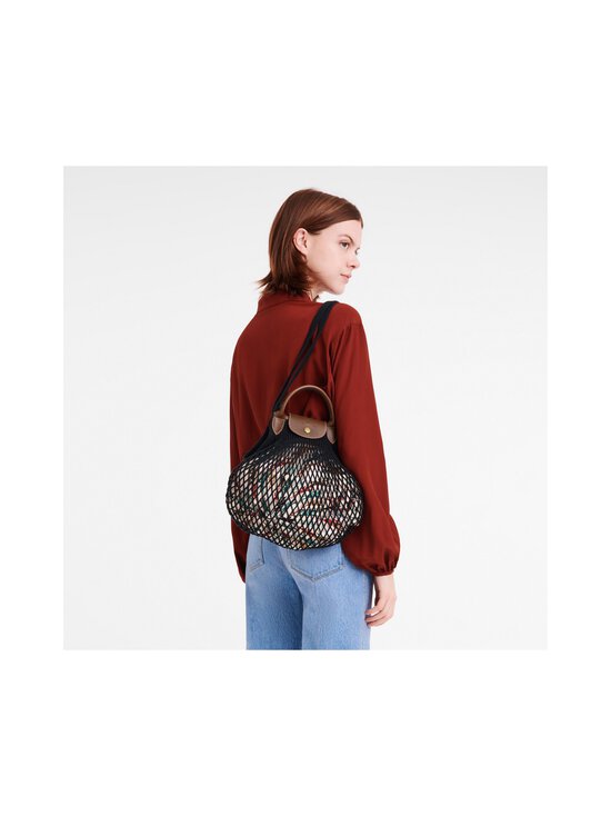 Longchamp - Le Pliage Filet Shoulder L plecu soma - 001 BLACK | Stockmann - photo 4