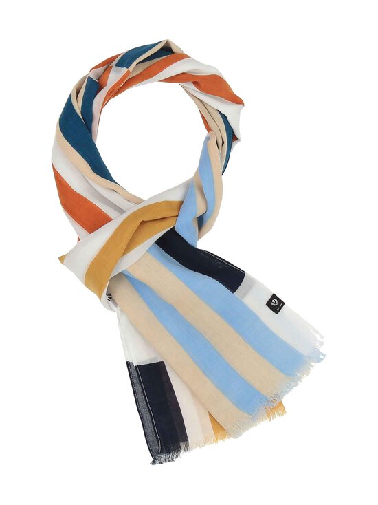 Fraas - Geometrical-puuvillahuivi 50 x 180 cm - 524 BLUE | Stockmann - photo 2