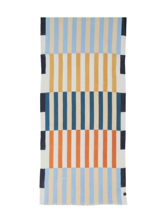 Fraas - Geometrical-puuvillahuivi 50 x 180 cm - 524 BLUE | Stockmann - photo 3