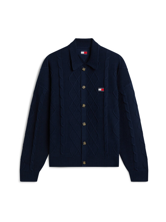 Tommy Jeans - Kardigan Stripe Cable - C1G DARK NIGHT NAVY | Stockmann - photo 1