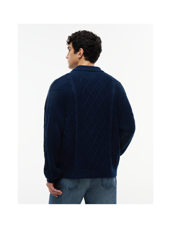 Tommy Jeans - Kardigan Stripe Cable - C1G DARK NIGHT NAVY | Stockmann - photo 3